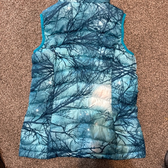 Patagonia Kids Down Sweater Vest Blue/ Green Puffer Size Large (12) - Picture 5 of 5